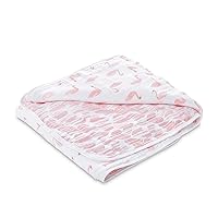 aden + anais Essentials Dream Blanket, Muslin Baby Blankets for Girls & Boys, Ideal Lightweight Newborn Nursery & Crib Blanket, Unisex Toddler & Infant Bedding, Shower & Registry Gift,Swans
