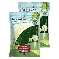 Food to Live Organic Algae Powder Mix, 16 Pounds – Spirulina and Chlorella 50/50 Blend, Non-GMO, Rich in Chlorophyll, Raw, Pure, Vegan Superfood, Bulk, Great for Smoothies, Good Source of Protein