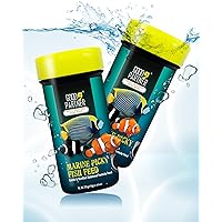 Purify Series for Marine Fish Food, Saltwater Fish Sinking Pellets, Suitable for Clown Fish, All Natural Ingredients, 2.65 oz (Pack of 2)