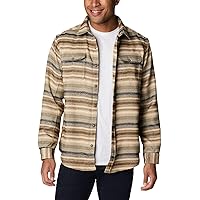 Columbia Men's Deschutes River Heavyweight Flannel, Insulated, Classic Fit