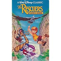 The Rescuers Down Under [VHS] The Rescuers Down Under [VHS] VHS Tape Blu-ray DVD