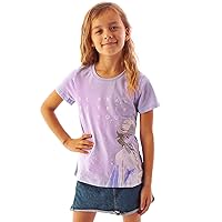 Frozen 2 Girls T-Shirt | Elsa Lilac Top| Merchandise for Kids