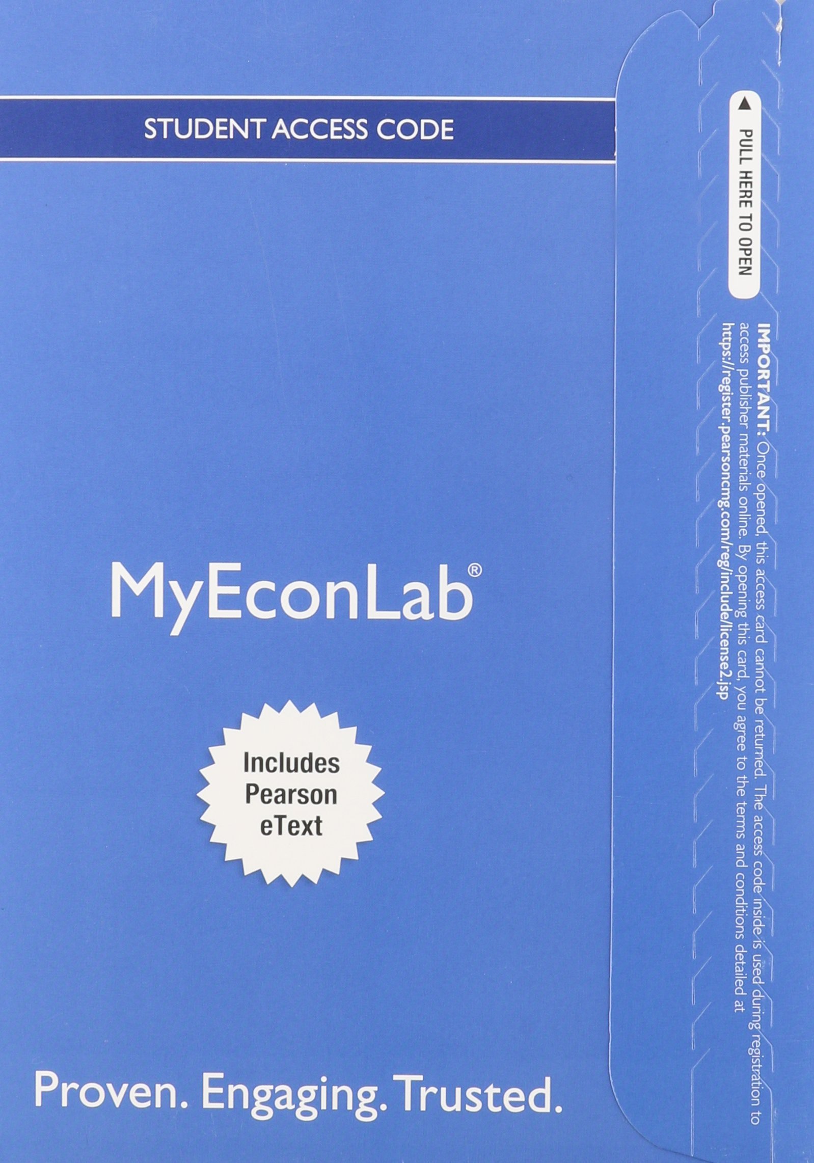 NEW MyLab Economics with Pearson eText -- Access Card -- for Survey of Economics: Principles, Applications and Tools