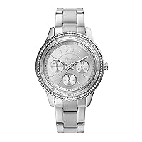 Fossil Stella Women's Watch with Stainless Steel or Leather Band and Crystal-Accents