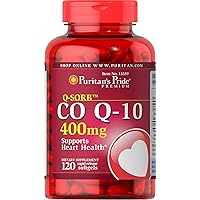 Q-Sorb CoQ10 Softgel, 400 Mg, 120 Count