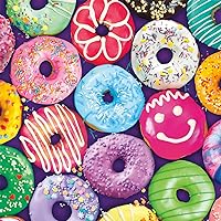 Buffalo Games - Delightful Donuts - 300 Large Piece Jigsaw Puzzle Multicolor, 18