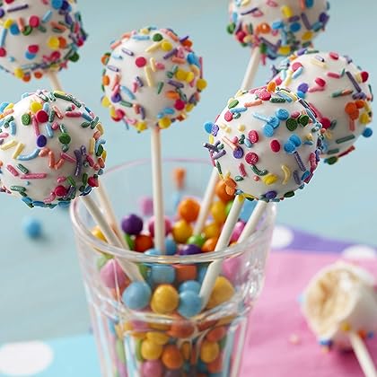 Wilton White 6-Inch Lollipop Sticks, Cake Pop Sticks, 100-Count Currenlty #1 item for 