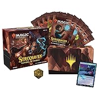 Magic: The Gathering Strixhaven Bundle | 10 Draft Boosters (150 Magic Cards) + Accessories, Brown