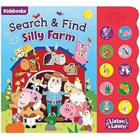 Search and Find Silly Farm – 10 Button Sound Board Book for Toddlers and Children – Educate Engage and Identify Farm Animals and Their Noises with Interactive Activity Kids Book (Search & Find)