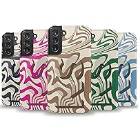 Custom Twister 3D Initials Personalized Case, Designed ‎for Samsung Galaxy S24 Plus, S23 Ultra, S22, S21, S20, S10, S10e, S9, S8, Note 20, 10‎ Pink