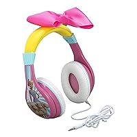 eKids TS-140BP Headphones for Kids Toy Story 4 Bo Peep Adjustable Stereo Tangle-Free 3.5Mm Jack Wired Cord Over Ear Parental Volume Control School Home Travel
