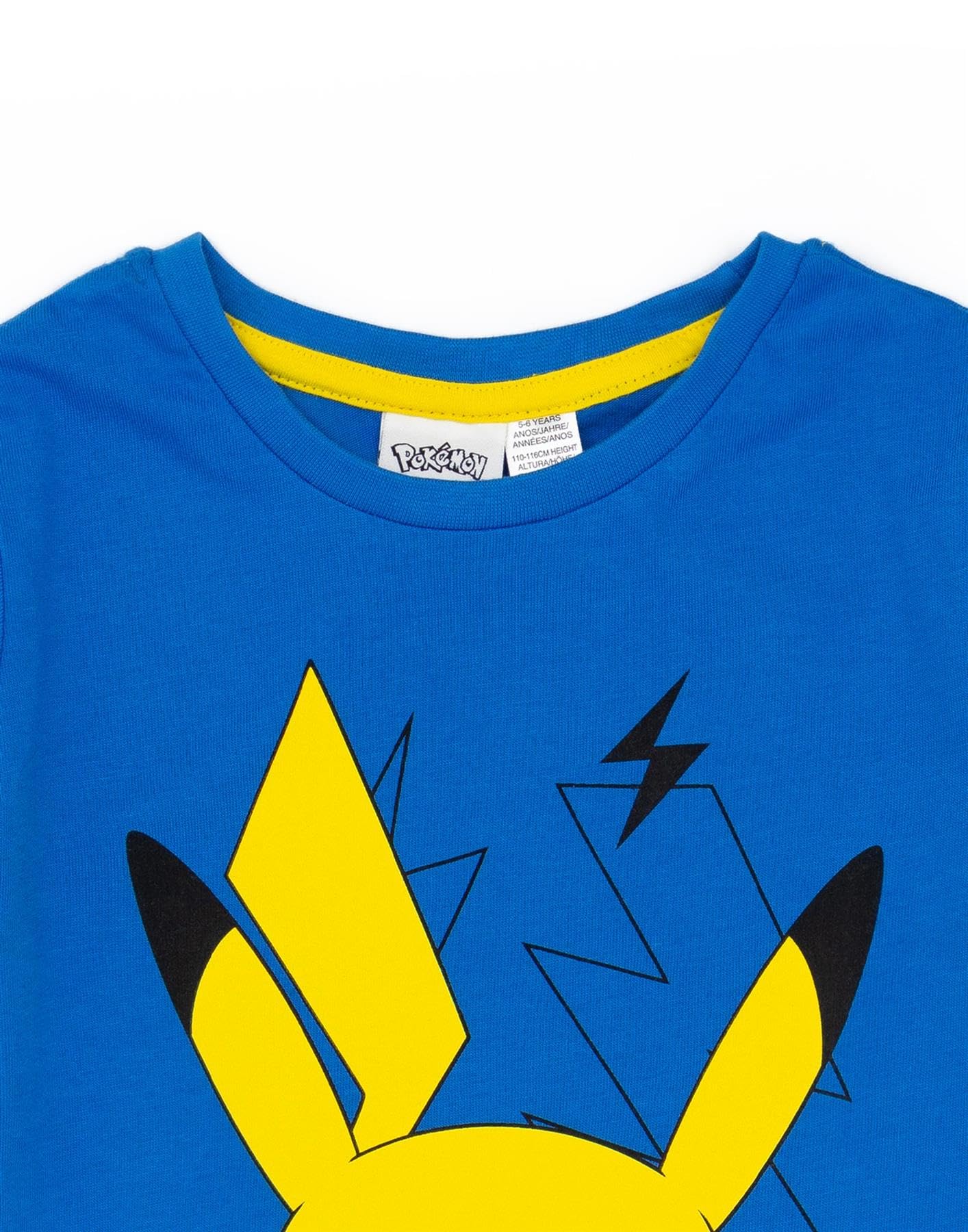 Pokemon Boys Pyjama Set | Kids Blue Pikachu T-Shirt & Shorts PJs Loungewear | Pokémon Game Series Pajama Nightwear Gift Set