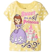 Disney Girls' Sofia Sweet Short-Sleeve T-Shirt