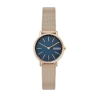 Signatur Lille Minimalist Watch with Steel Mesh, Bracelet or Leather Band