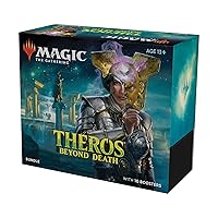 Magic The Gathering Theros Beyond Death Bundle | 10 Booster Packs (150 Cards) | Foil Lands | Accessories