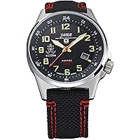 S715M-03 JSDF Standard Solar Watch Model Military Black, Dial Color - Black, Watch