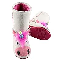Lazy One Animal Slipper Boots for Kids, Cozy Children's Slippers