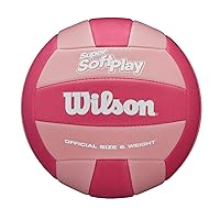 WILSON Super Soft Play Outdoor Recreation Volleyballs - Official Size