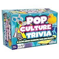 Outset Media Pop Culture Trivia Game - Party Game - Family Game - Travel Game - Fun and Easy to Play - 1200 Trivia Questions - for 2 or More Players - Ages 12+