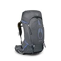 Osprey Aura AG 50L Women's Backpacking Backpack, Tungsten Grey, WM/L
