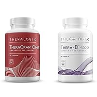 Theralogix TheraCran One + Thera-D 4000 Bundle TheraCran One 36mg PAC Cranberry Supplement (90 Day Supply) | Thera-D 4000 Vitamin D Supplement (90 Day Supply)