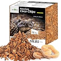 72 Quart Reptiles Coconut Chip Substrate, Coco Husk Reptiles Bedding for Ball Python, Snakes, Geckos, Lizards, Tortoises, Frogs | Terrarium Tanks Substrate