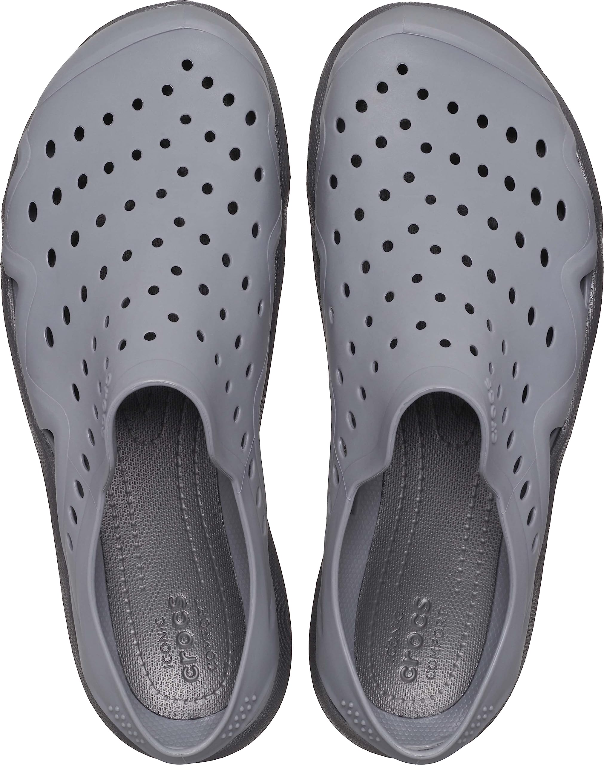Crocs Men's Swiftwater Wave Sandals, Water Shoes, Charcoal/Graphite, 9 Men