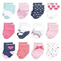 Little Treasure Baby Girls' Newborn Socks