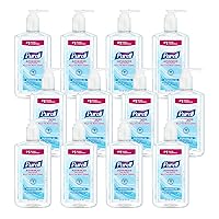 Purell Advanced Hand Sanitizer Refreshing Gel, Clean Scent, 20 fl oz Pump Bottle (Pack of 12)- 3023-12