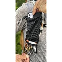 Backpack Shoulder Strap Phone & Snack Holder/Carrier