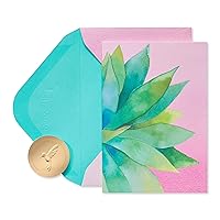 Papyrus Blank Cards with Envelopes, Bold Succulent (14-Count)