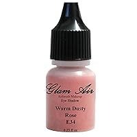 Glam Air Airbrush E34 Warm Dusty Rose Eye Shadow Water-based Makeup 0.25oz