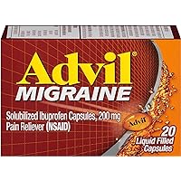 Advil Migraine Liquid Filled Capsules - 20 ct, Pack of 6
