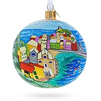 Cinque Terre, Italy Glass Ball Christmas Ornament