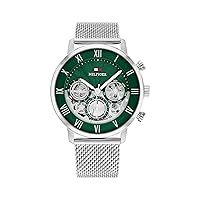 Tommy Hilfiger Legend Mens Analog Quartz Watch with Stainless Steel Bracelet 1710567