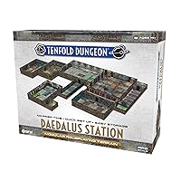 Gale Force Nine Tenfold Dungeon Daedalus Station Modular Roleplaying Terrain Set with Quick Setup and 1 x 1-Inch Scale
