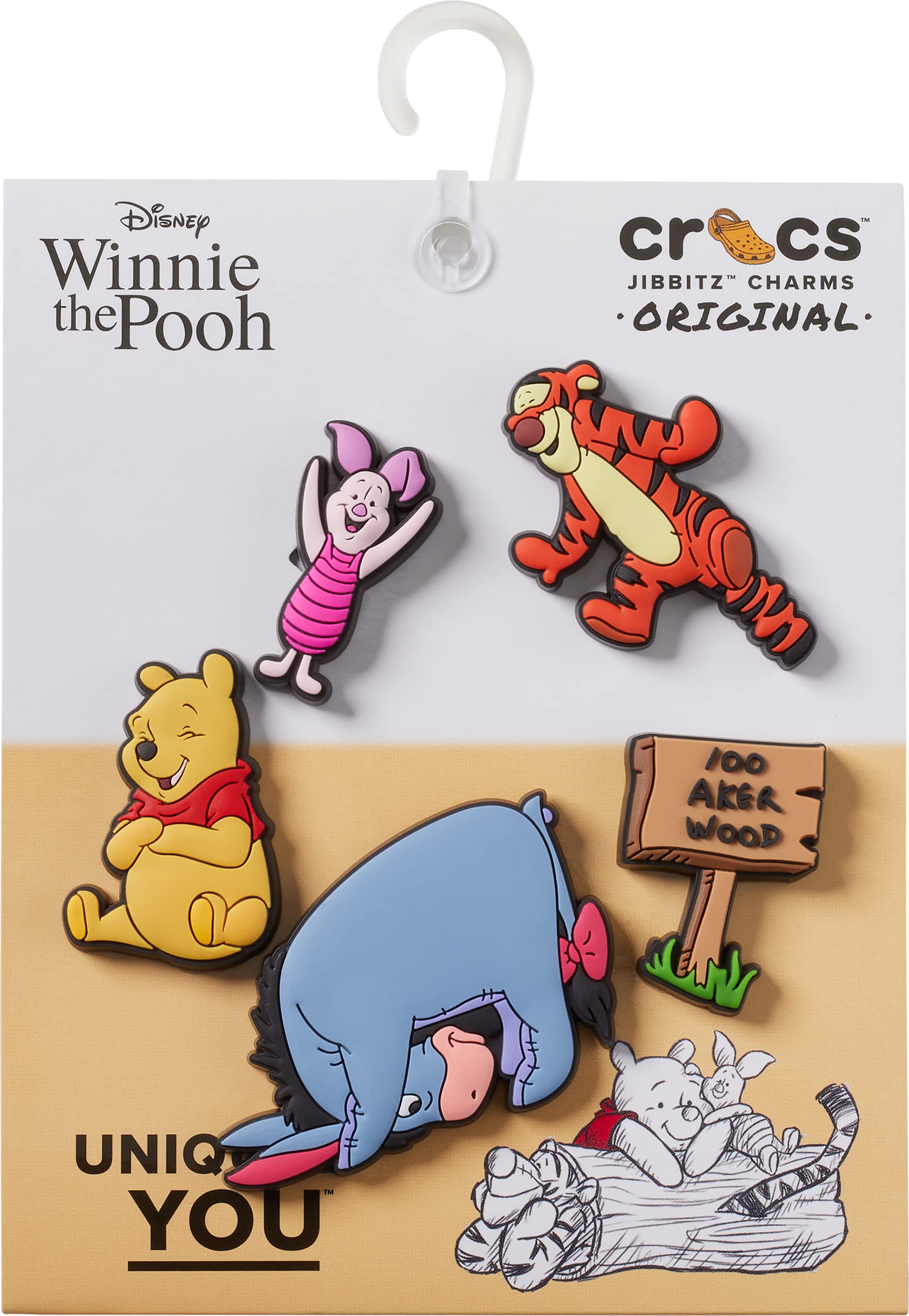 Crocs Jibbitz Shoe Charms Disney Charms Multi Pack - Mickey Mouse, Minnie Mouse, Shoe Charms Characters