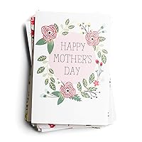 DaySpring - Happy Mother’s Day – 8 Design Assortment With Scripture – 24 Floral Mother’s Day Cards & Envelopes (70925)