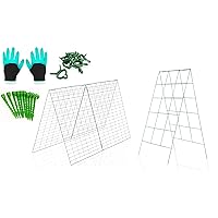 Large + Small Garden Trellis Kit for Outdoor Raised Beds