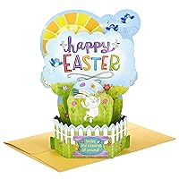 Hallmark Pop Up Easter Card (Displayable Easter Bunny Scene)
