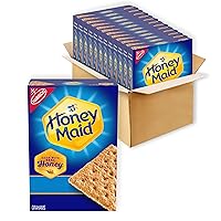 Honey Maid Honey Graham Crackers, 14.4 Ounce (Pack of 12), Packaging may vary