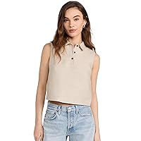 Theory Women's Crop Polo Top