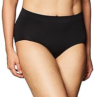 Bali Women's Seamless Panties, Smoothing Brief Underwear, Full-Coverage Stretch Microfiber Briefs