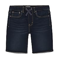 Lucky Brand Boys' Pull-on Denim Shorts, 5-Pocket Style & Drawstring Closure