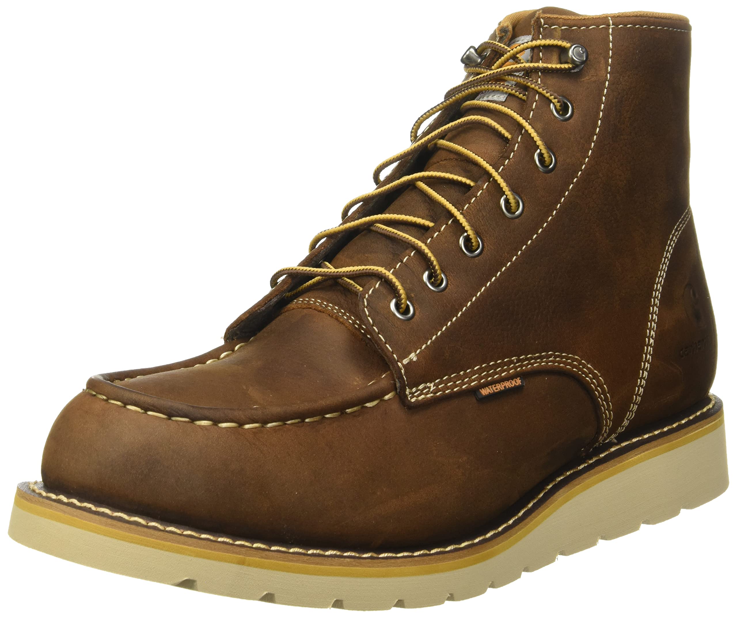 Carhartt Men's 6 Inch Waterproof Wedge Soft Toe Work Boot