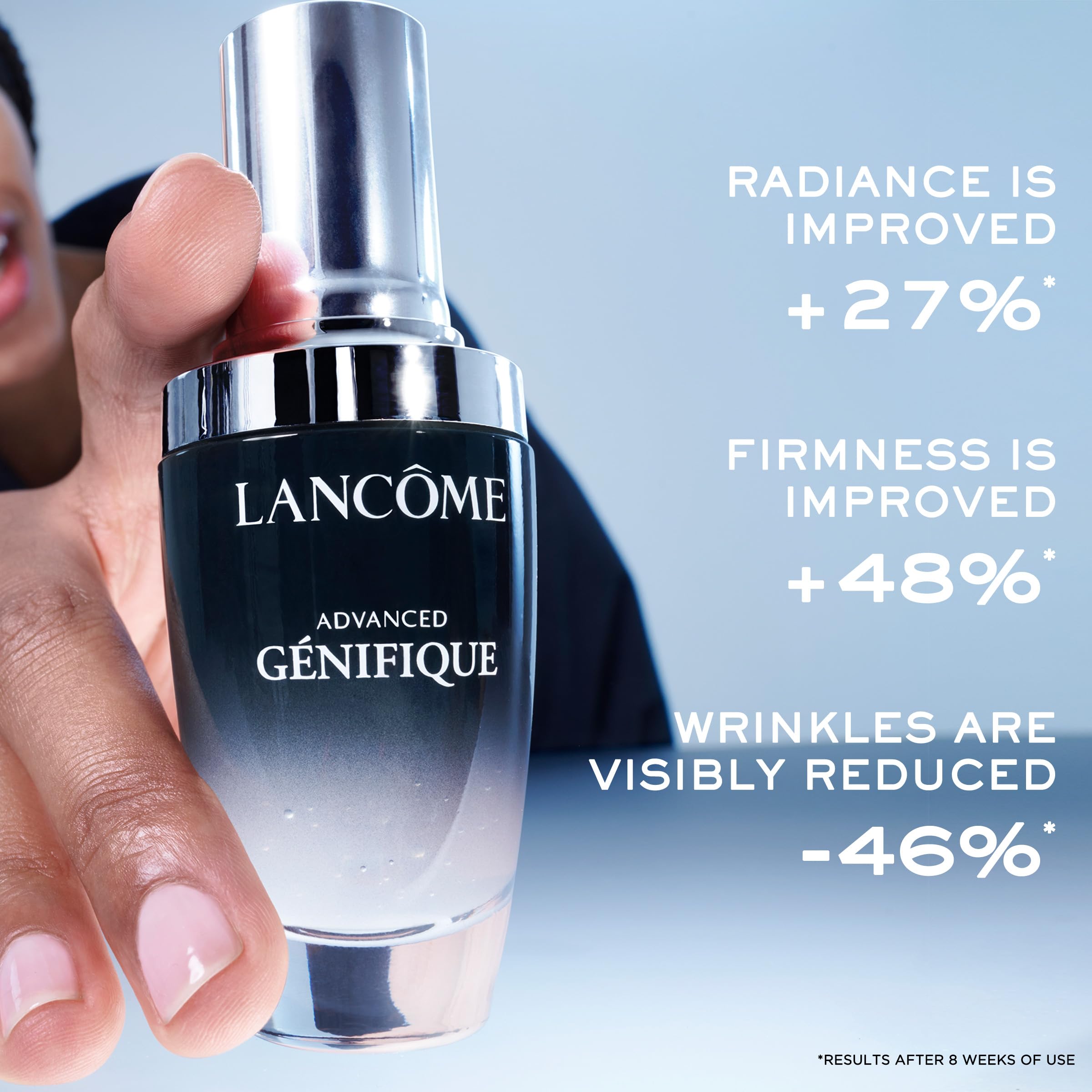 Lancôme Advanced Génifique Face Serum - For Fine Lines & Boosts Radiance - With Bifidus Prebiotic, Hyaluronic Acid & Vitamin Cg