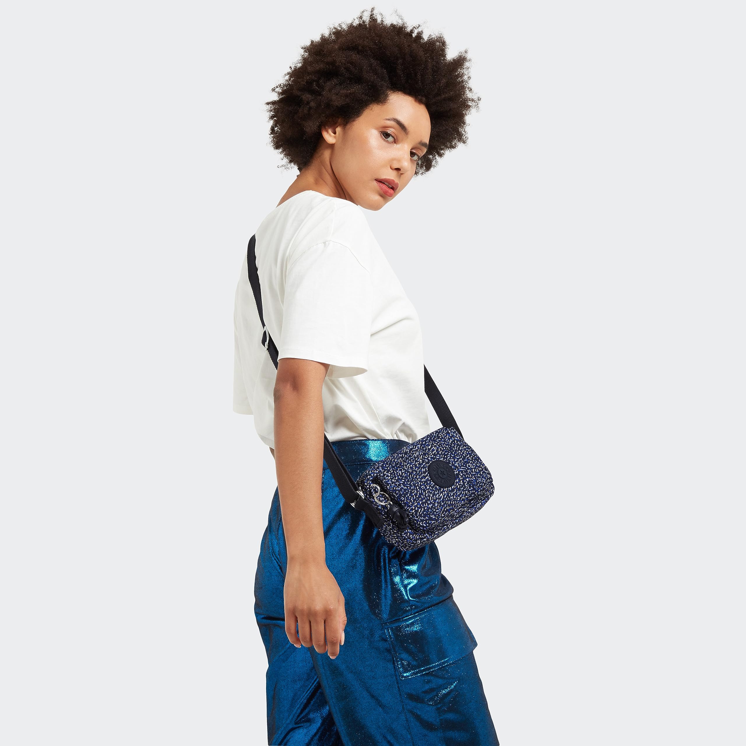 Kipling Women's Abanu Multi Crossbody Bag, Lightweight, Adjustable Nylon Waist Pack