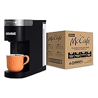 Keurig K-Slim Single Serve Coffee Maker with McCafé Classic Collection Variety Pack, 40 Count K-Cup Pods