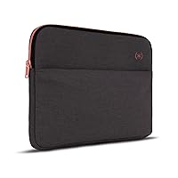 Speck Transfer Pro-Pocket Universal 15-16 Inch Laptop Sleeve with Front Pocket - Durable Protective Case for Laptops and Tablets - Compatible with MacBook Computers - Cloudy Grey/Rose Gold