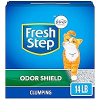 Fresh Step Clumping Cat Litter, Odor Shield With Febreze, 14 lbs